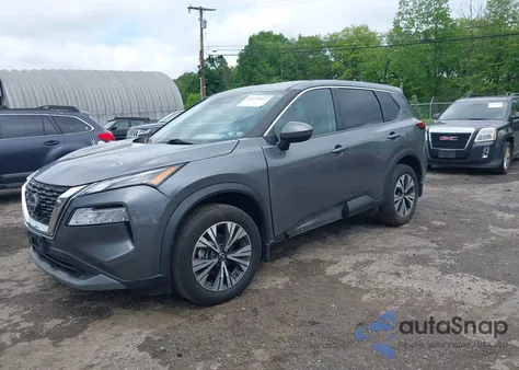 2022 Nissan Rogue Sv Intelligent Awd из США, поврежденный, VIN 5N1BT3BBXNC685187